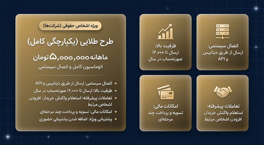 طرح طلایی (ویژه اشخاص حقوقی)